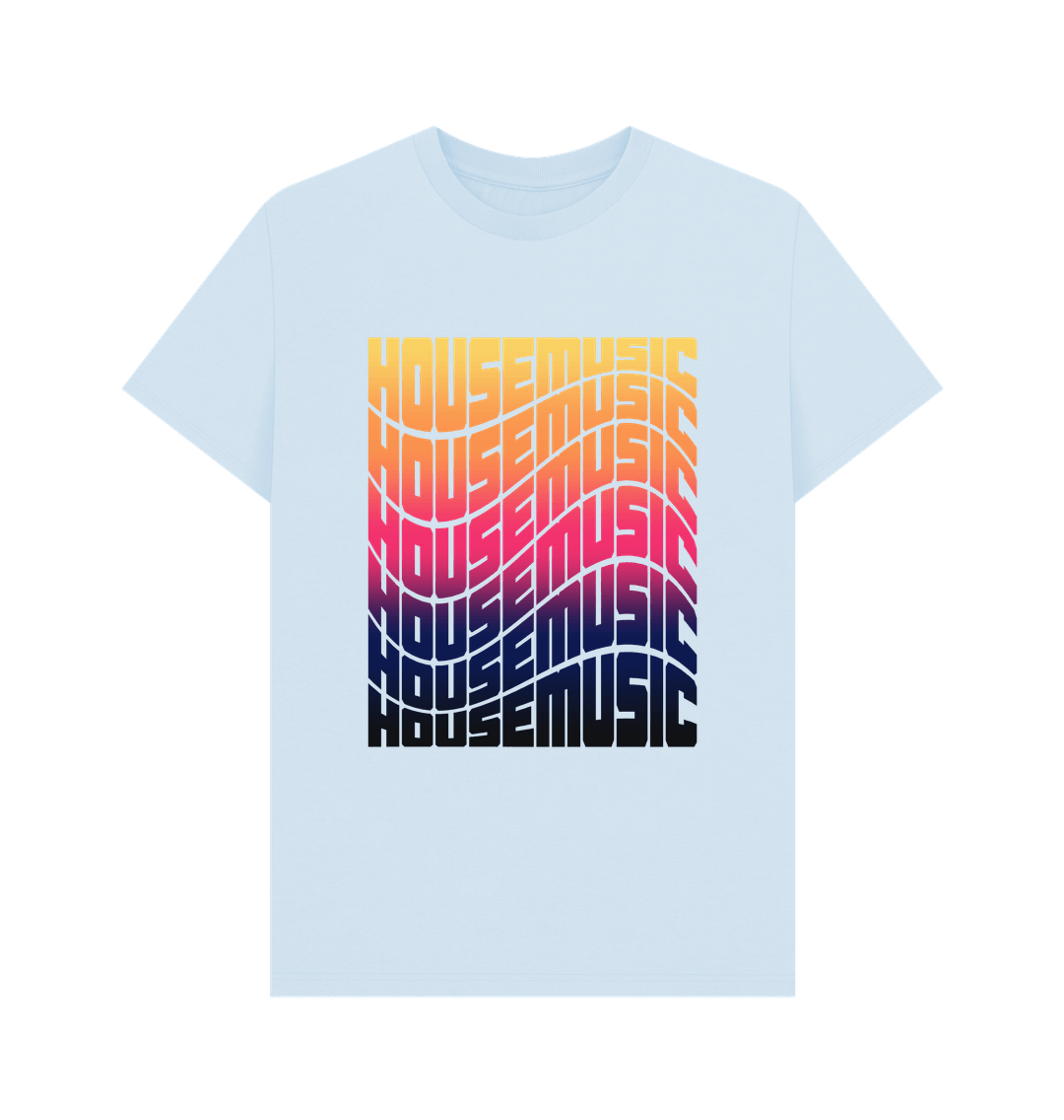 Sky Blue House Music - mens tee