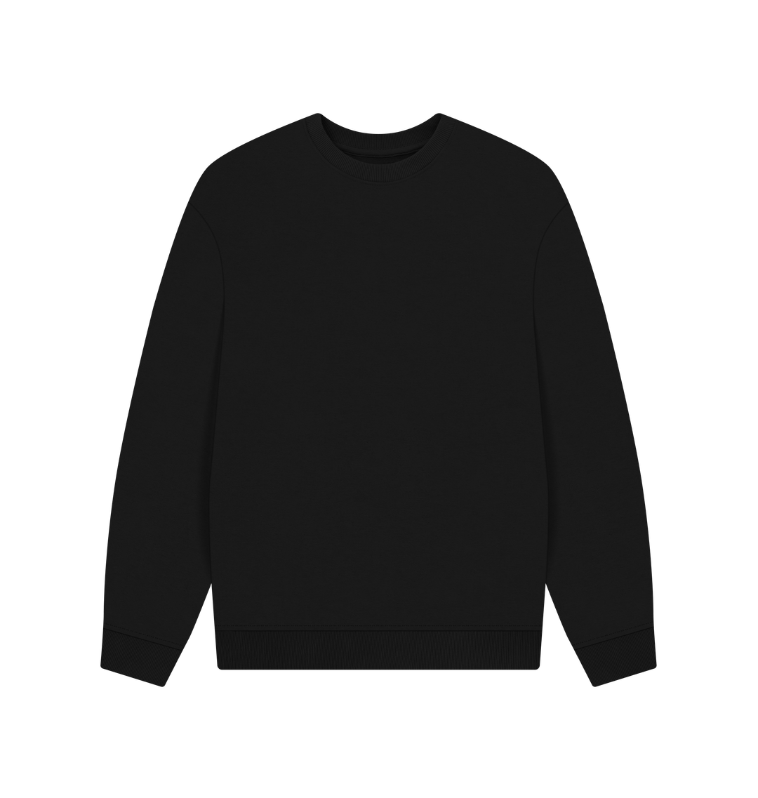 Black Rave Tape Sweater